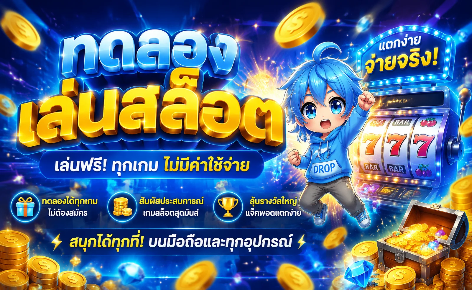 ทดลองเล่นสล็อตฟรี SYSTEM789 ไม่ต้องสมัคร